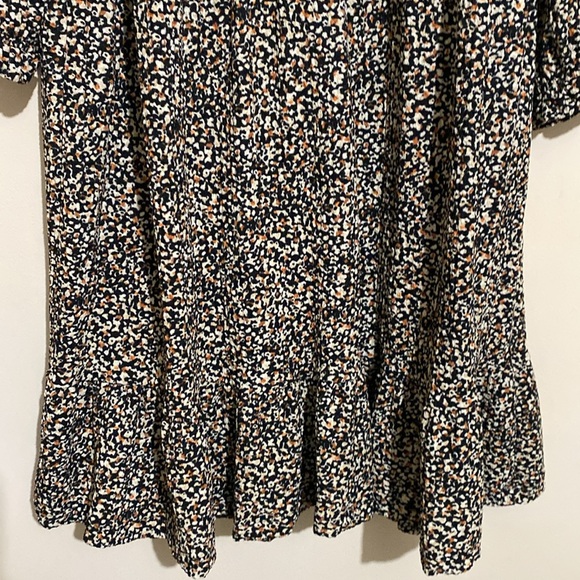 ONLY High Neck Ruffle Frill Mini Baby Doll Smock  Dress Size Small - Picture 8 of 13